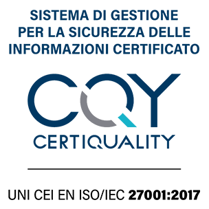 Logo di CertiQuality ISO 9001:2015