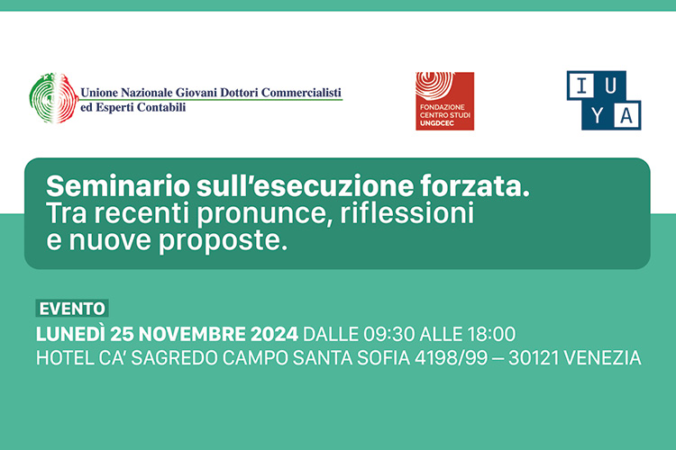 seminario esecuzione venezia novembre 2024